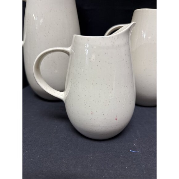 (3) Vernon Ware Metlox Heavenly Days Pitchers Large 9.75”, Medium 8”, Small 6.25 - Picture 6 of 10